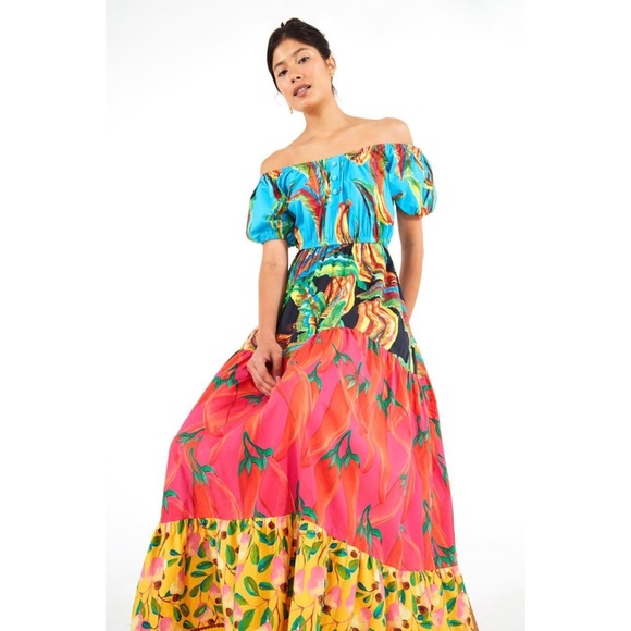 FARM Rio | Farm Mix Maxi Dress - Picture 1 of 15